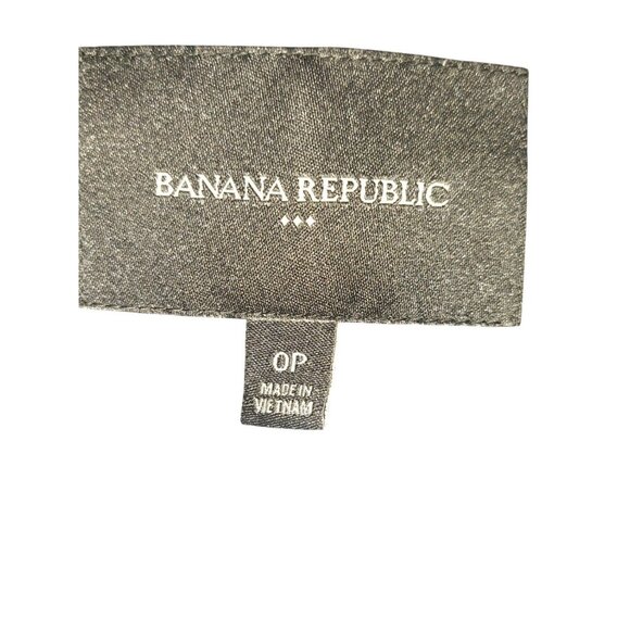 VTG Banana Republic Womens Glen Plaid Skirt & Blazer Set Size 00P Polyester Blen - Picture 10 of 11